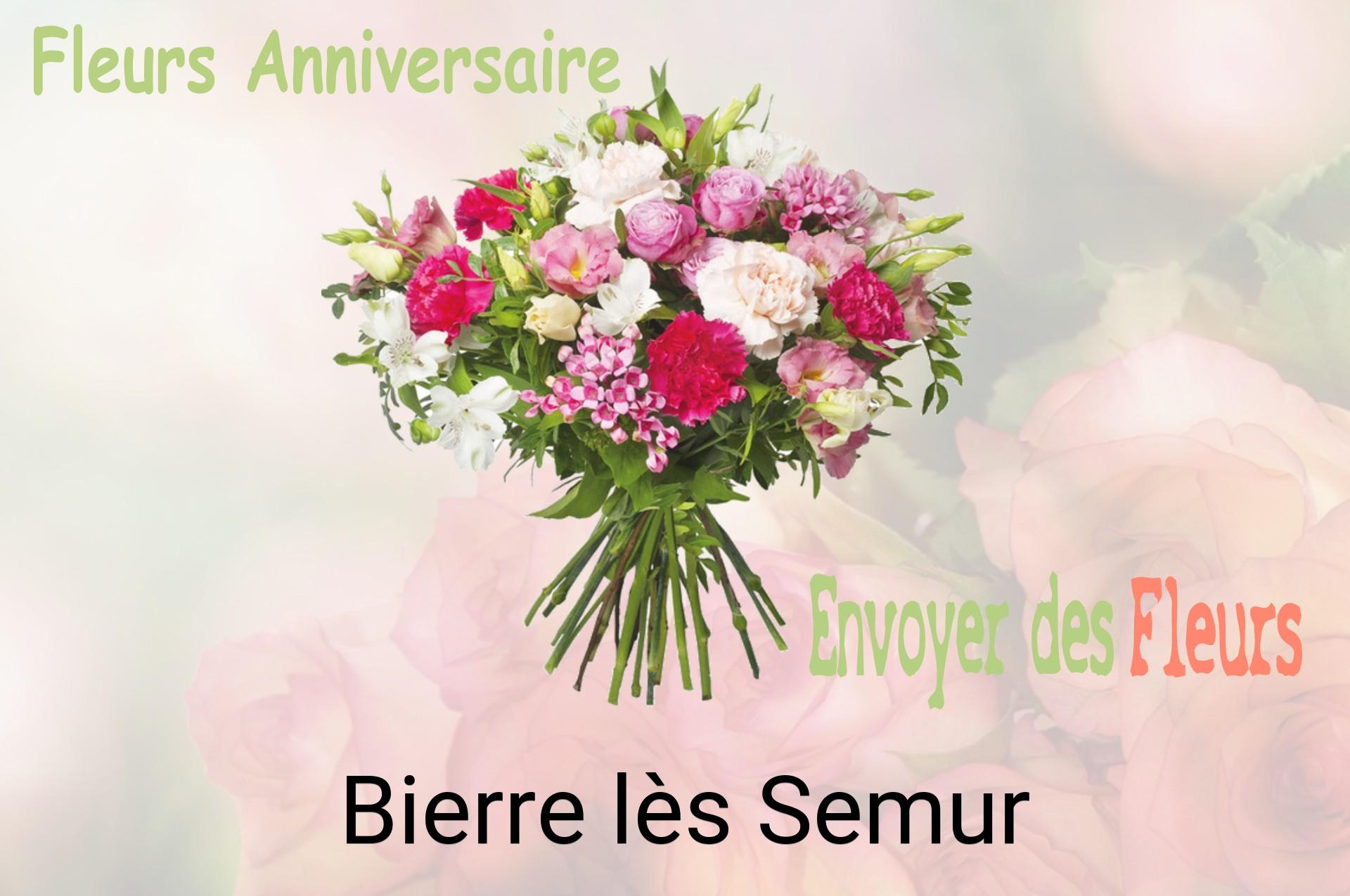 Bouquet de fleurs d’anniversaire livré à Bierre-lès-Semur